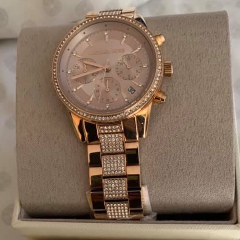 Michael Kors Ritz Chronograph & Date Bracelet